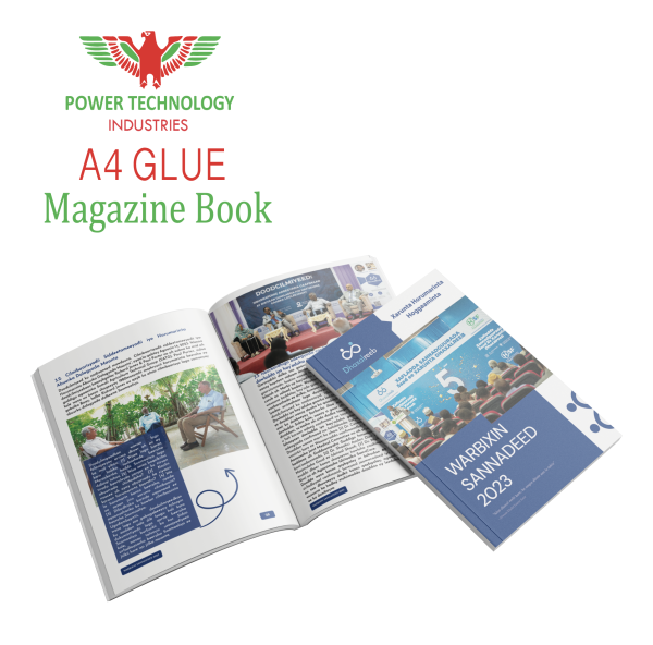 A4 GLUE MAGAZINE BOOK